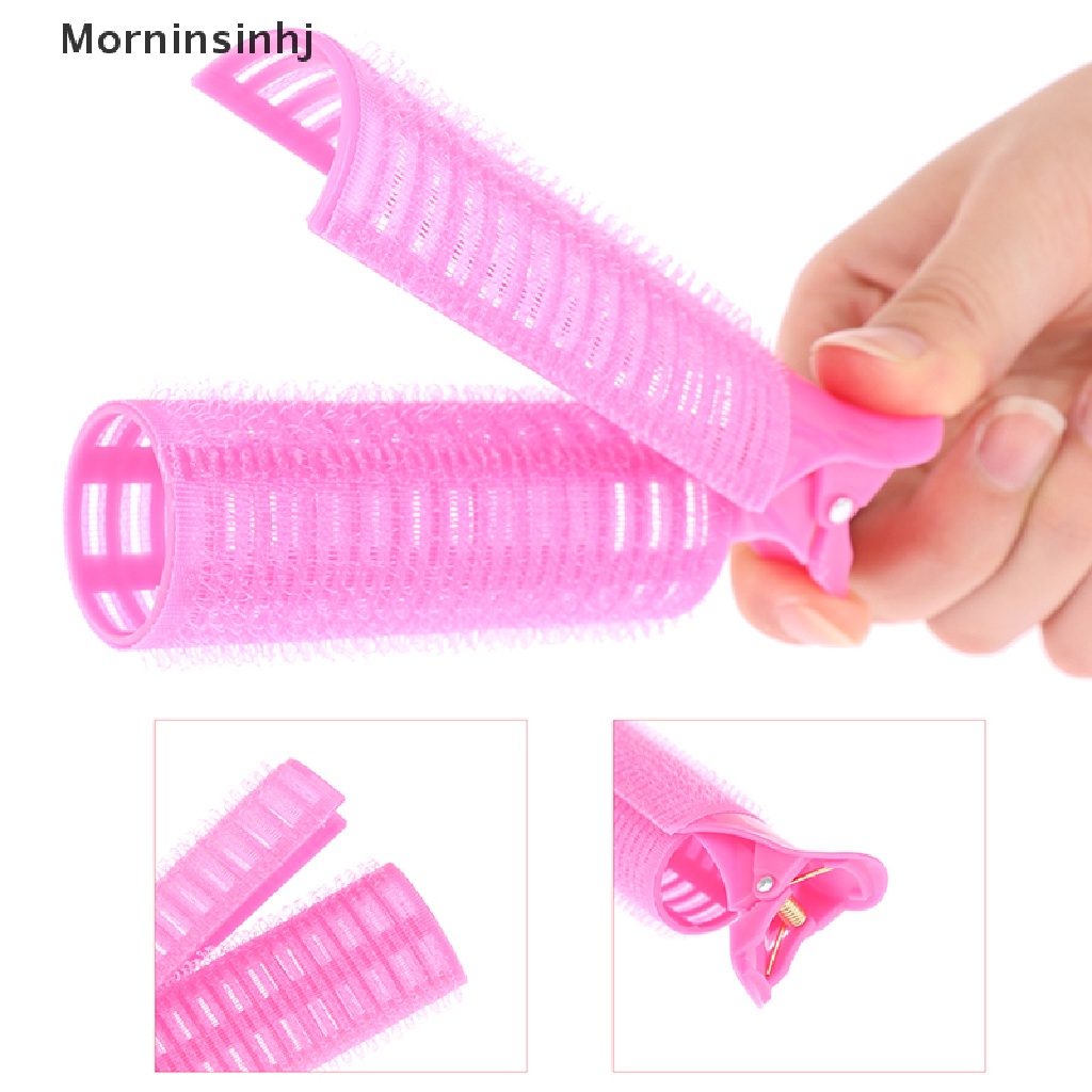 Mornin 2pcs Magic Curlers Self-adhesive Curling Rambut Malas Curling Tabung Alat Salon id