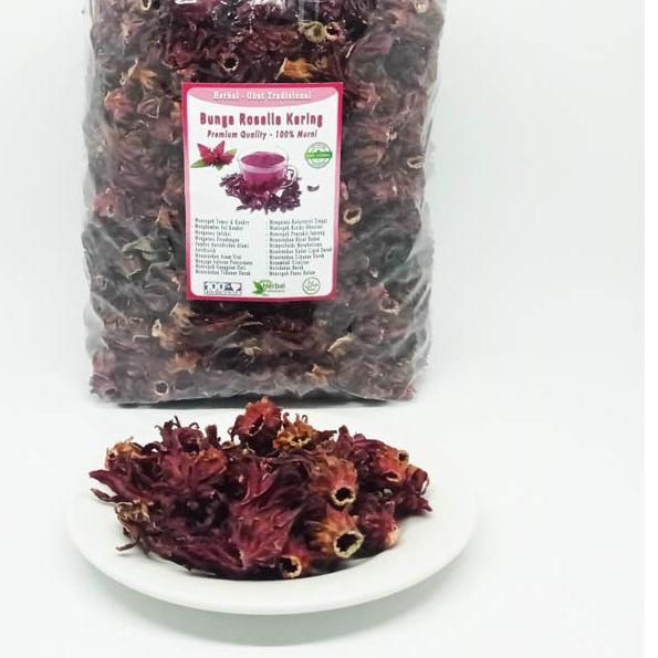 

❃ Bunga Rosella Merah Kering 500 gram / Teh Rosella ☆