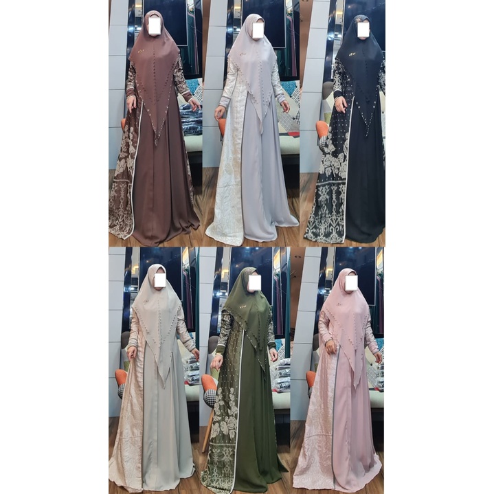 [TERBARU] GAMIS SYAR'I MAGNOLIA EFER/DRESS MAGNOLIA EFER