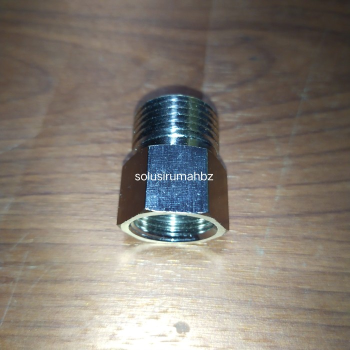 KONEKTOR POMPA 12v DC SOK DRAT DALAM 18MM X LUAR 1/2&quot; sambungan 18 mm