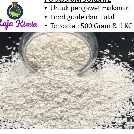 

➤ Potassium Sorbate/ Kalium Sorbat/ Potassium Sorbat/ Pengawet Makanan - 500 Gram & 1 KG ➪