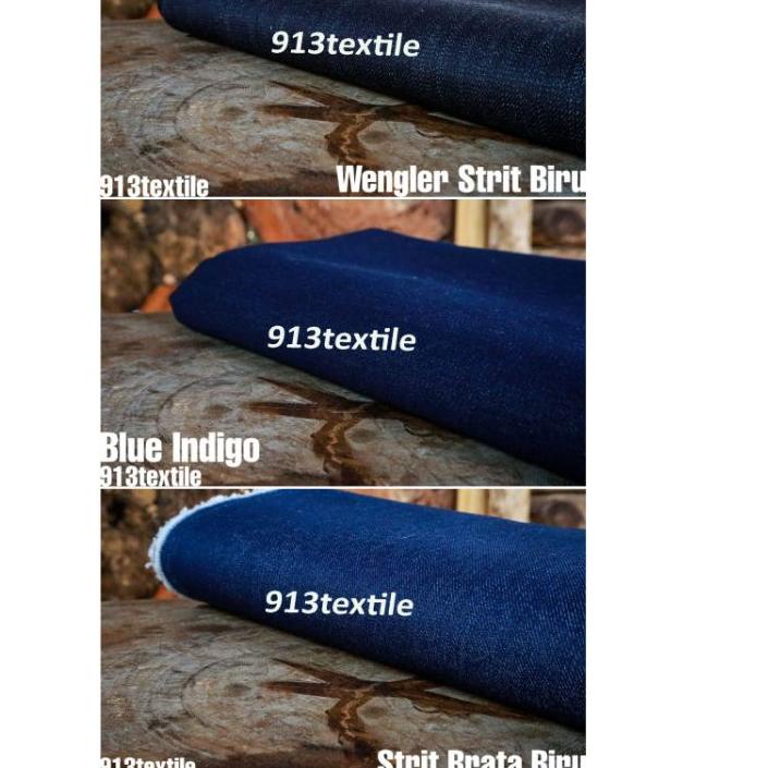 ۝ Kain Jeans Meteran Murah Melar Tebal 13 oz ♜