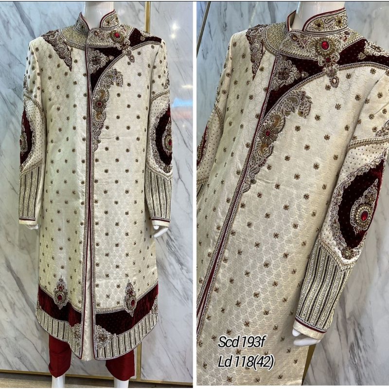 sherwani baju india cowok premium mewah