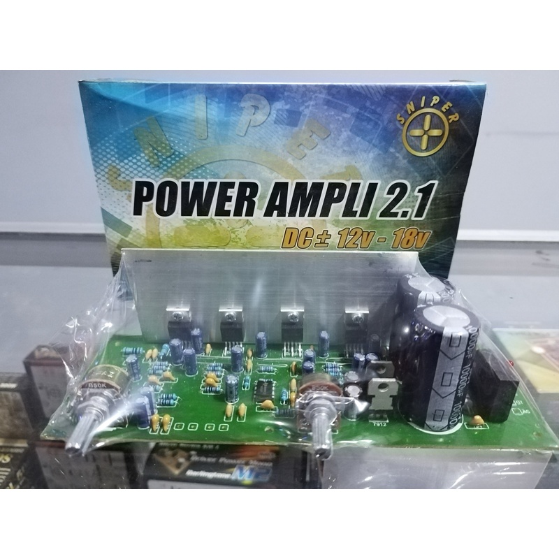 POWER AMPLI 2.1 KIT MINI COMPO TDA 2050 HOME THEATER OUT SUBWOOFER