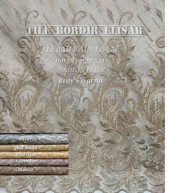 ✸ KAIN TILE BORDIR ELISAB/TILE AKAR/BROKAT/TILE MUTIARA/TILE DOTY/TILE 3D ✫