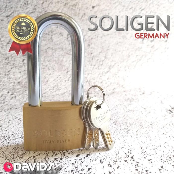 GEMBOK PAGAR ANTI MALING KUNINGAN SOLIGEN