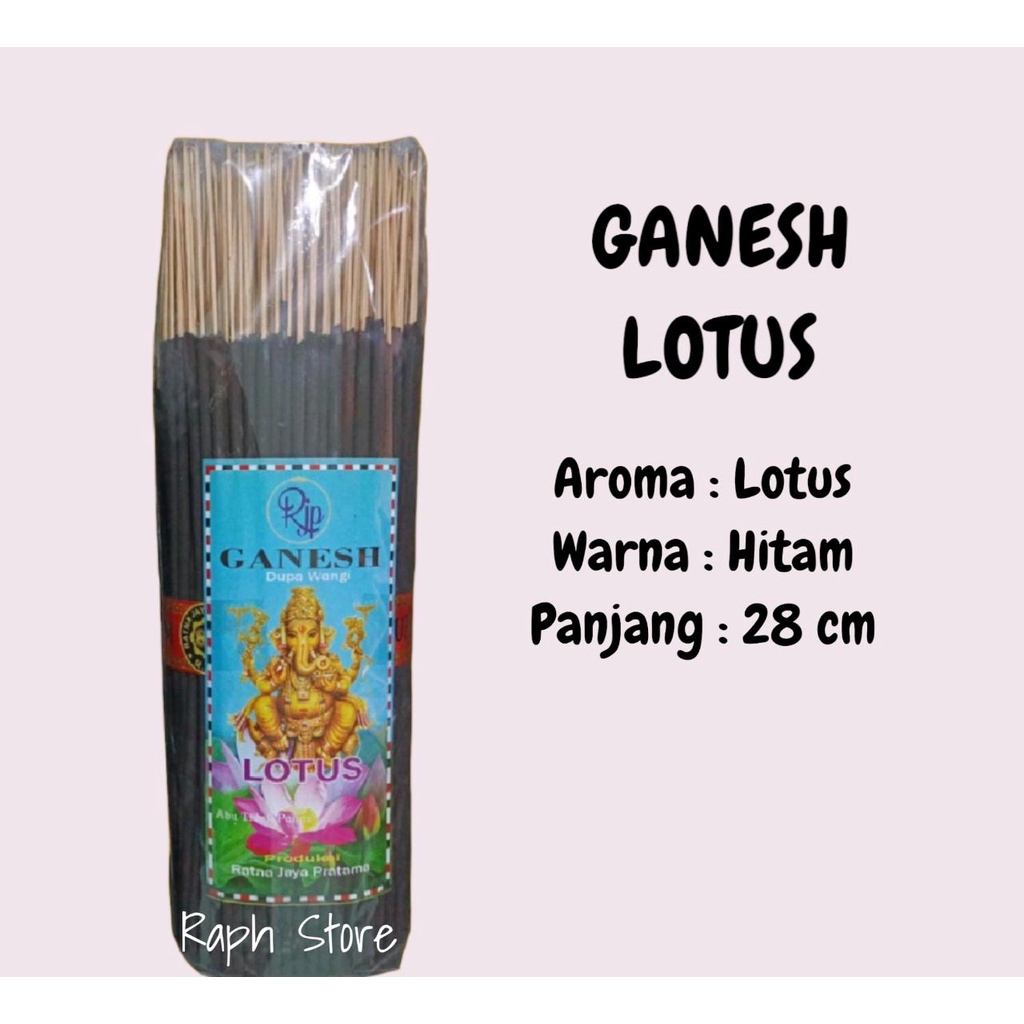 Dupa Wangi Bali Ganesh Lotus Abu Tidak Panas