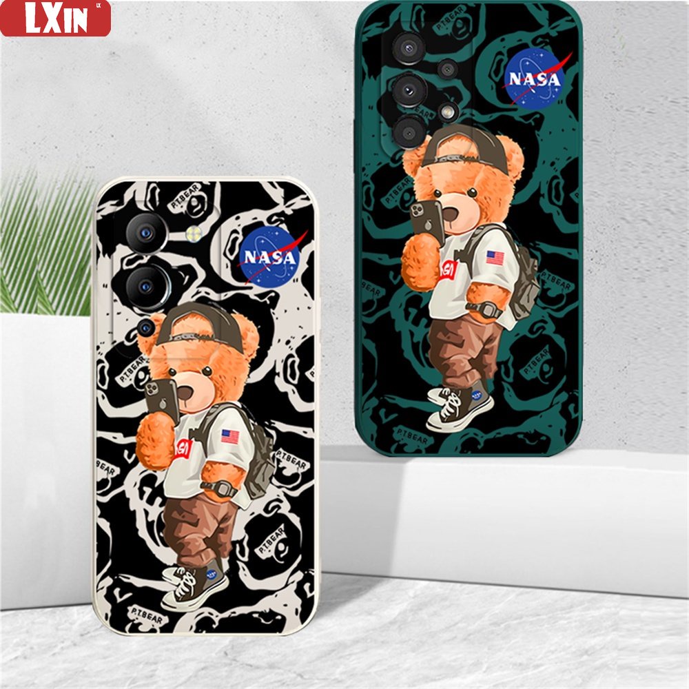 IPHONE Case Kompatibel Untuk Iphone14 Pro Max IPhone13 11 IPhone12 6 6S 7 8 Plus SE 2020 Kartun Astronot Muppet Beruang Silikon Lembut Casing Ponsel Cover