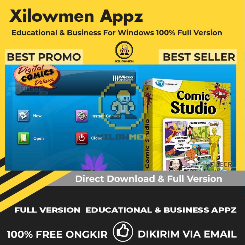 [Full Version] Digital Comic Studio Deluxe Pro Design Graphics Lifetime Win OS