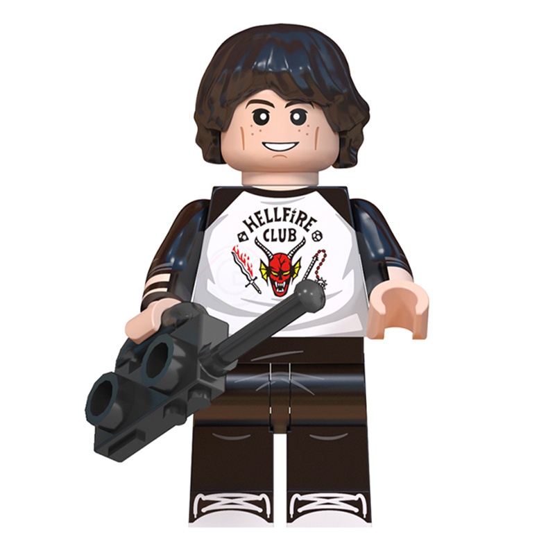 Stranger Things Minifigures Mainan Hadiah Mike Dustin Vecna Lucas Sinclair Eddie Munson Sebelas Angka Mini LG1007