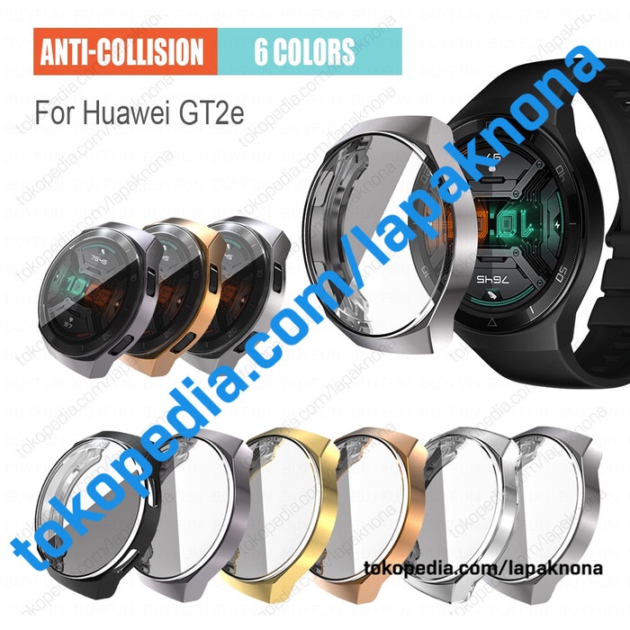 Case Full Cover Huawei Watch GT2e GT 2e 46mm TPU Bumper Soft Casing - Clear