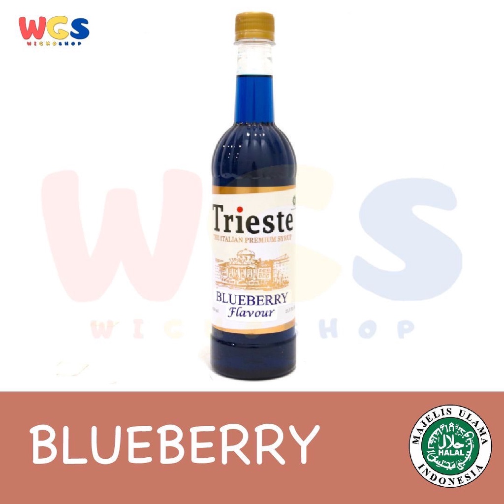 Trieste Premium Syrup Blueberry Flavoured 650 ml