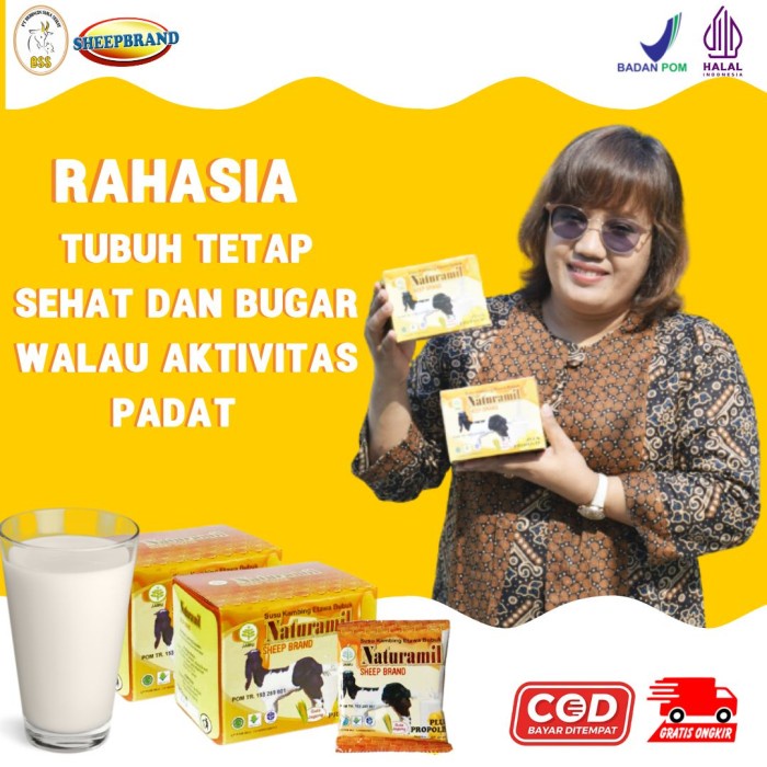

[ COD ] Susu kambing Naturamil Propolis promo