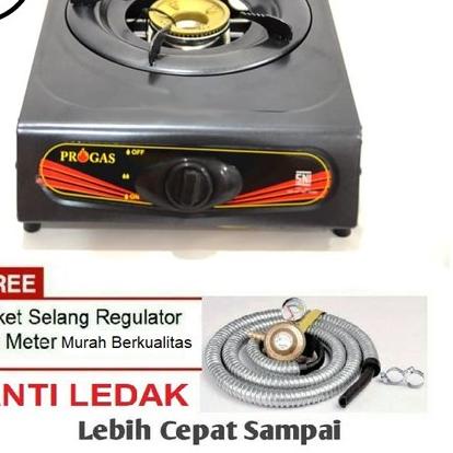 ❂ Kompor progas 1 Tungku / Kompor Gas 1 Tungku & FREE Selang gas Paket Regulator ❂