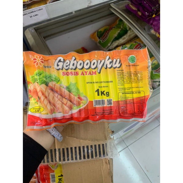 

GEBOY SOSIS AYAM 1KG & 730GR