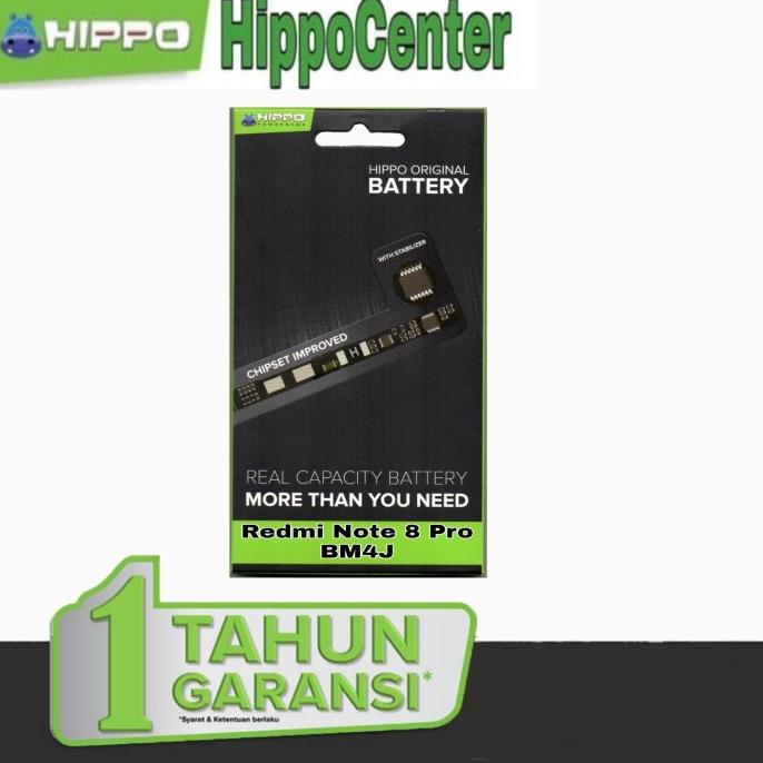 Baterai Hippo Xiaomi Redmi Note 8 Pro Hippo baterai BM4J