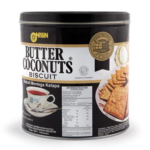 

Nissin Butter Coconut Biskuit Mentega Kelapa 650gr