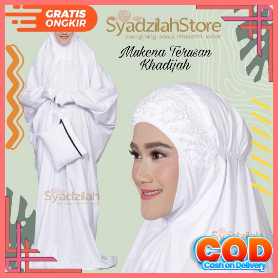 Mukena Terusan Polino Bordir Remaja Dewasa Mungkena Dewasa Bahan Adem Mukenah Dewasa Jumbo Terbaru 2