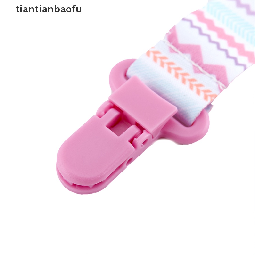 [tiantianbaofu] 3pcs/set Klip Dot Bayi Rantai Dummy Nipple Holder Untuk Nipples Boutique