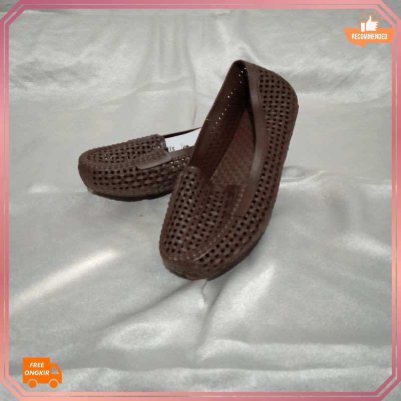 MY BABY Sepatu Wanita KARET Flat Shoes Karet Yumeida LD 3101