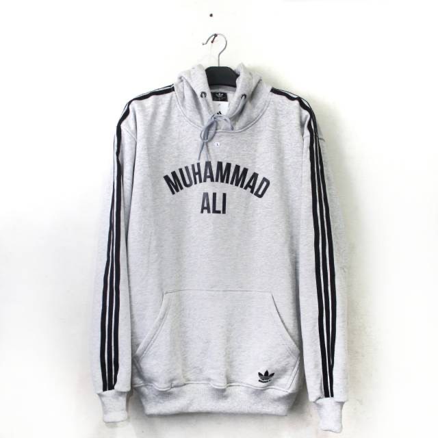 JAKET SWEATER HOODIE ADIDAS MUHAMMAD ALI PRIA WANITA FULL TAG REALPICT