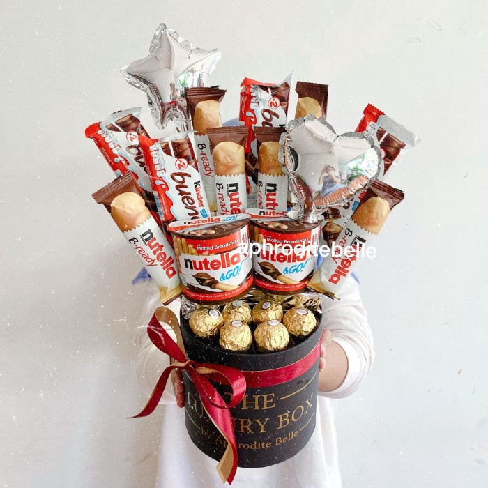 

Parcel Coklat Nutella Ferrero Premium / Parcel Lebaran Coklat / Hadiah