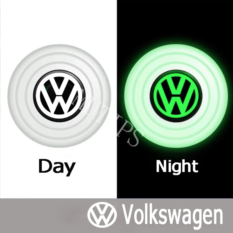 Volkswagen 4per8 /12 /16Pcs New Luminous Type Car Door Trunk Anti Shock Tabrak Pad Silikon Stiker Mengurangi Kebisingan Penyangga Universal Untuk mk7 Scirocco Beetle Polo Golf mk3 mk6 Passat B5