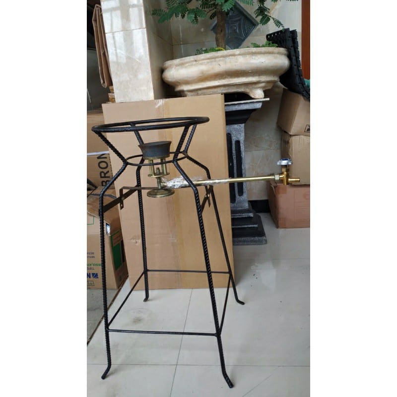 Paket Kompor Samawar (Jagrak Tinggi + Kompor) / Kompor Nasi Goreng/ Kompor Gorengan/Kompor Jagrak Ti