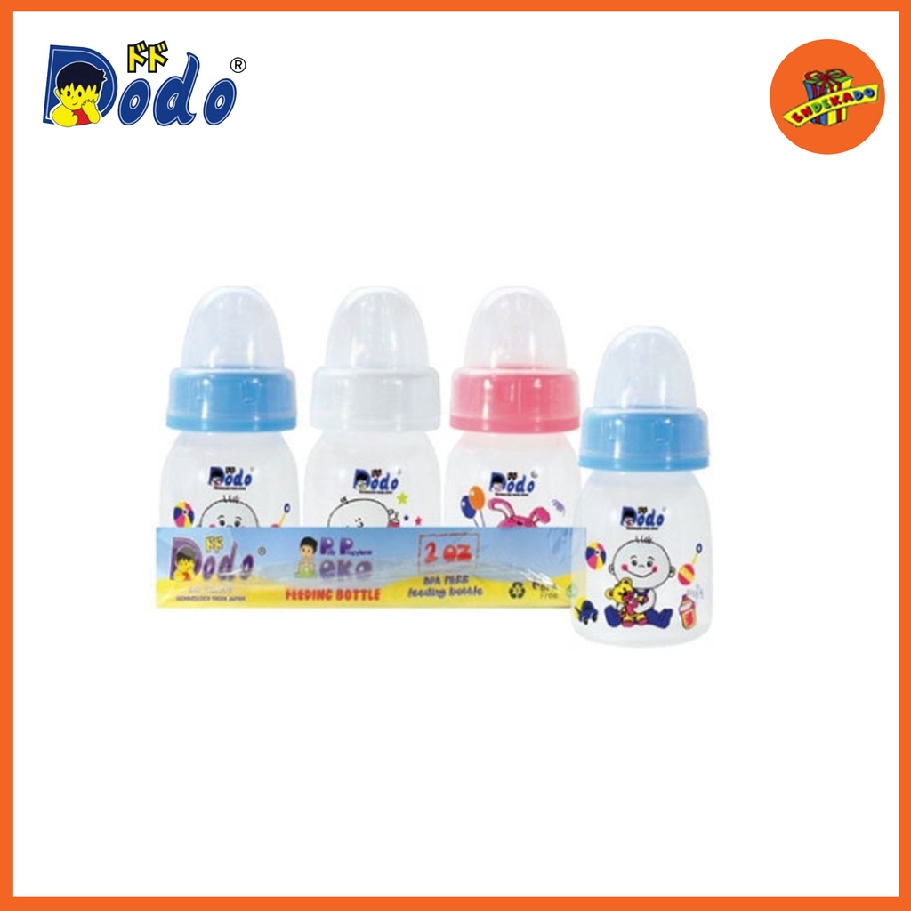 DODO Botol Susu Pahe Eko 2oz 4oz 8oz 9oz - Botol Susu Bayi Makassar