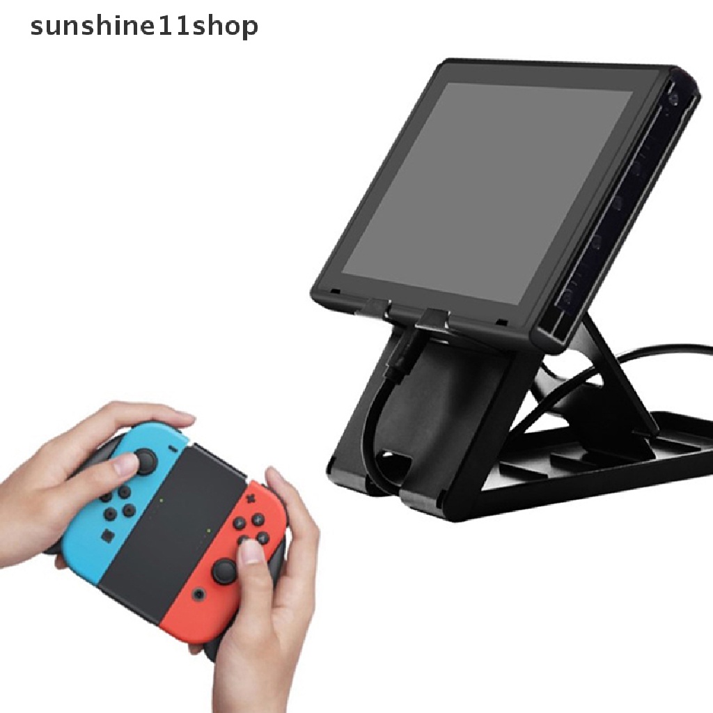 Sho Kualitas Top Stand Holder Base Foldable Playstand Untuk Nintendo Switch Console Portable multi-angle bracket Compact game rack N