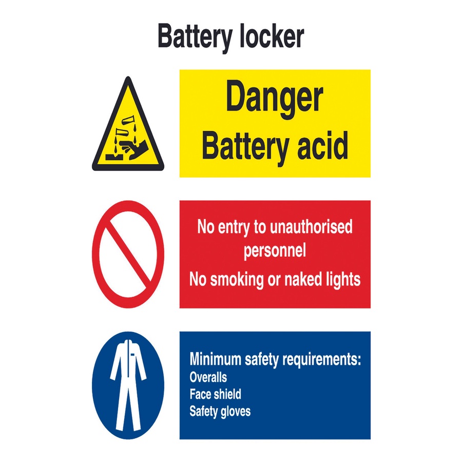 

STICKER SAFETY SIGN IMO PERKAPALAN BATTERY LOCKER 32X48/ STIKER SAFETY SIGN MURAH / STIKER KSELAMATAN