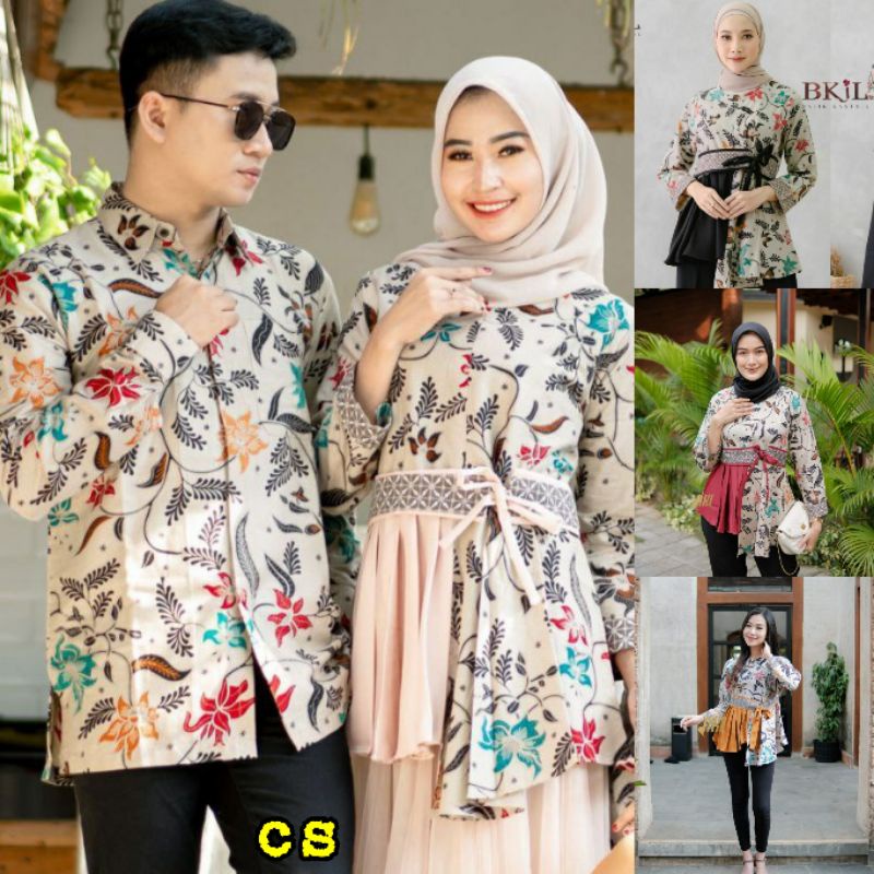 Maura Couple - Sania Ruffle Batik Couple ori Ndoro jowi DNT Garansi Termurah Shopee - Couple Aulia
