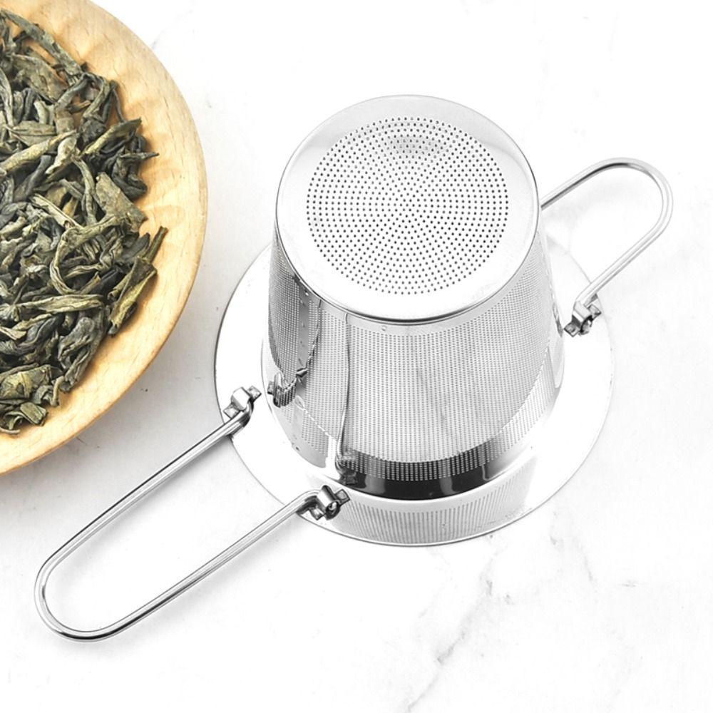 [Elegan] Tea Infuser Kitchen Cups Diffuser Fine Mesh Stainless Steel Herb Filter