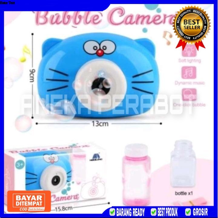 [AP]BUBBLE CAMERA MUSIC KAMERA MUSIK GUN GELEMBUNG MAINAN BABEL SABUN ANAK BERKUALITAS