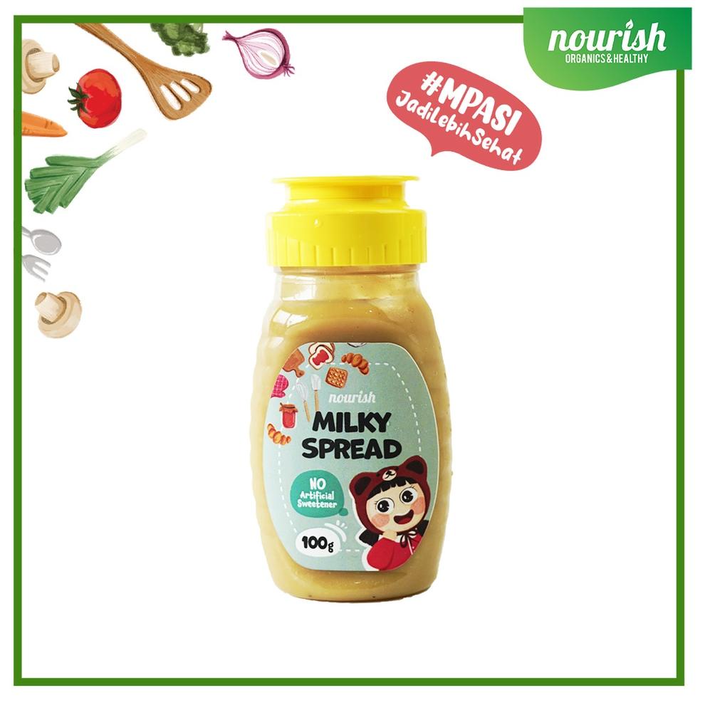 

Stok terbaru Nourish Milky Spread / SKM Lebih Sehat MPASI / SKM dengan susu asli tanpa gula pasir