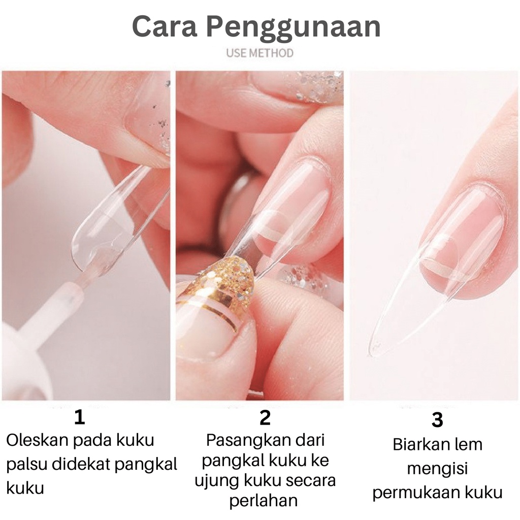 LEM KUKU PALSU KUAT- MXBON NAIL GLUE | LEM KUKU PALSU KUAT | LEM KUPAL AKSESORIS KUKU NAIL ART