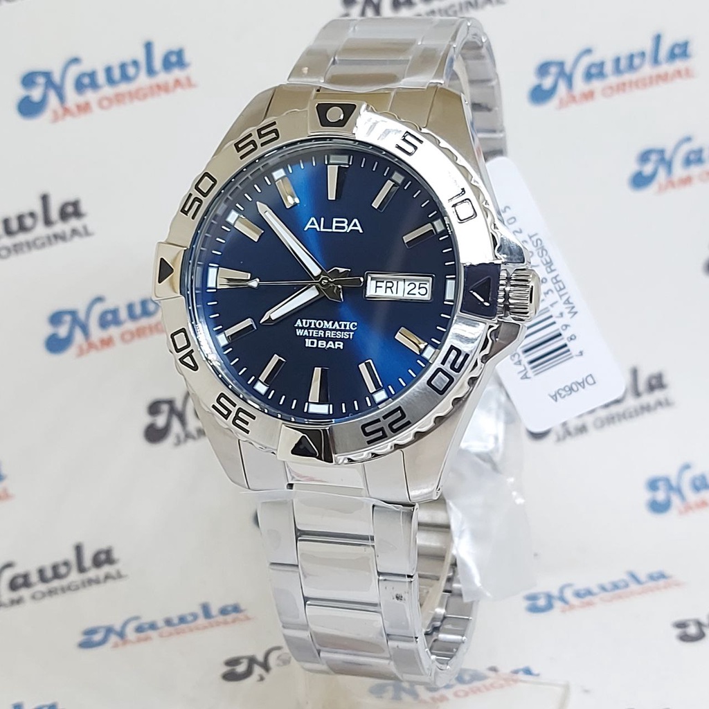 Alba Automatic AL4393X1 Blue Dial - Jam Tangan Pria AL4393