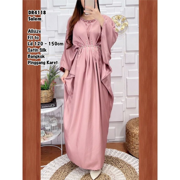 4118 DRESS KAFTAN KATUN SILK BANGKOK