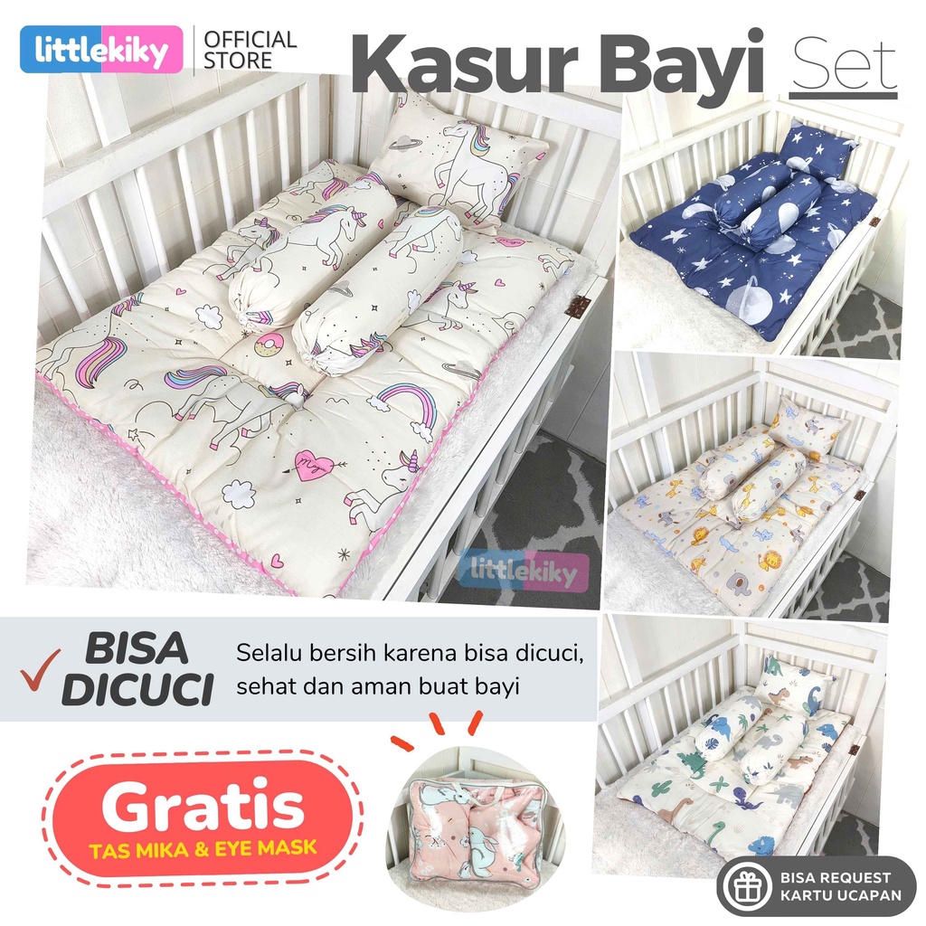 Kasur Bayi / Alas Tidur Bayi / Bedding Set Littlekiky