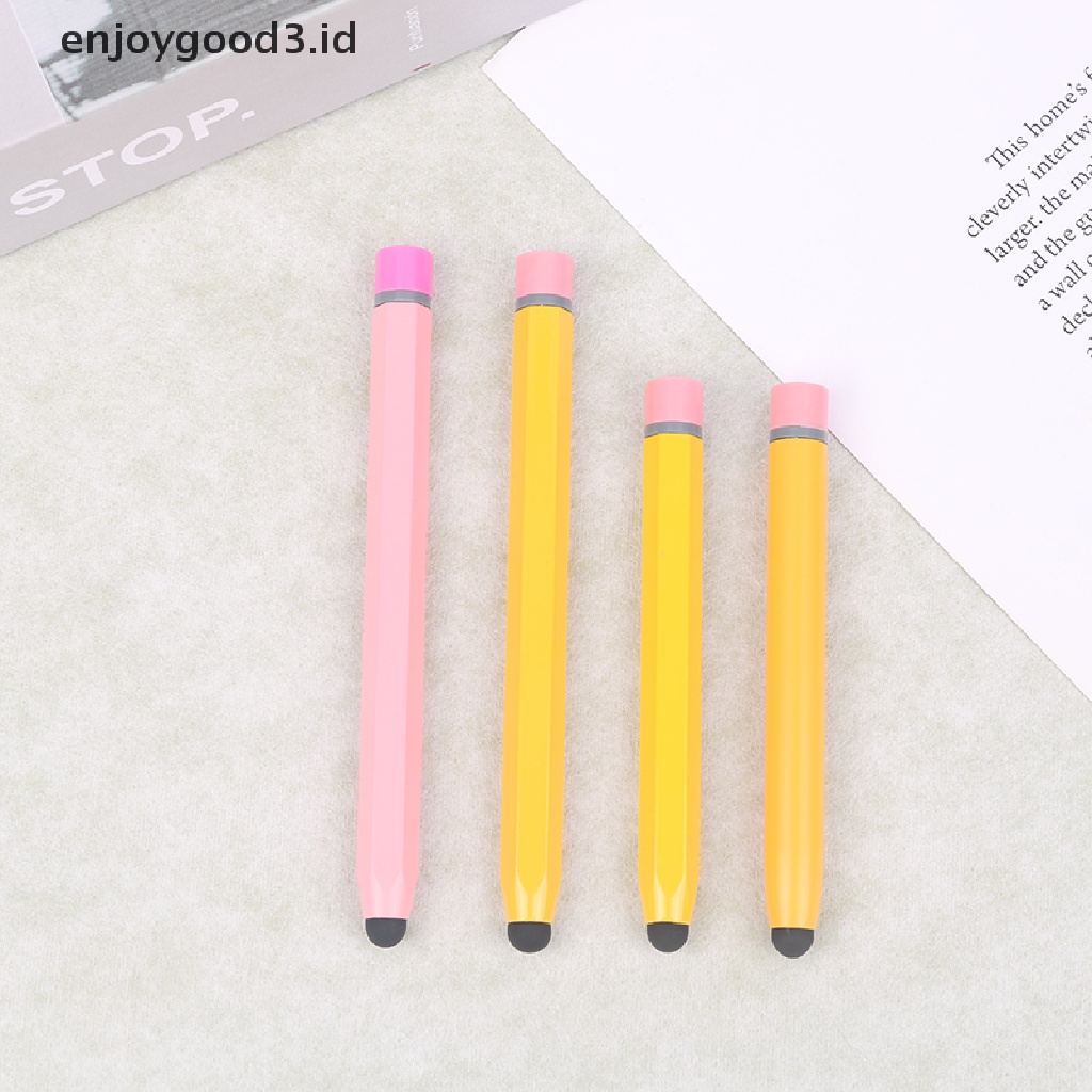 【 Rready Stock 】 Children Faux Crayon Touch Pen Nostalgic Pencil Touch Screen Capacitive Pen （ ID ）