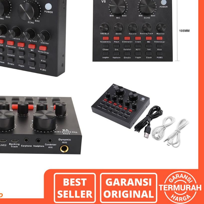 ✵ Sound Card V8 Mixer Bluetooth SoundCard V8 Audio USB External Soundcard Mixer Sound Mixer V8 ♬