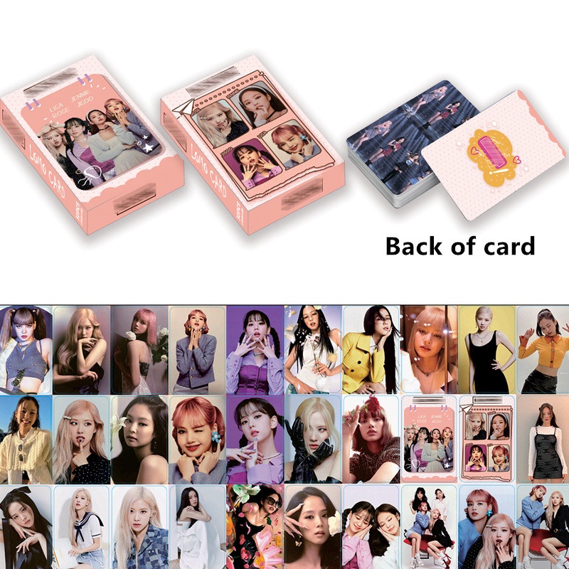 30pcs/box BP Magazine Collection Photocards LISA ROSE JENNIE JISOO Blink Kartu Lomo Blackpink Postcard Kpop READY STOCK Blackpink