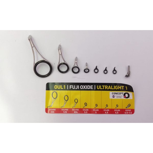 Joran Pancing ring fuji set untuk ultralight oul 1 set fuji original