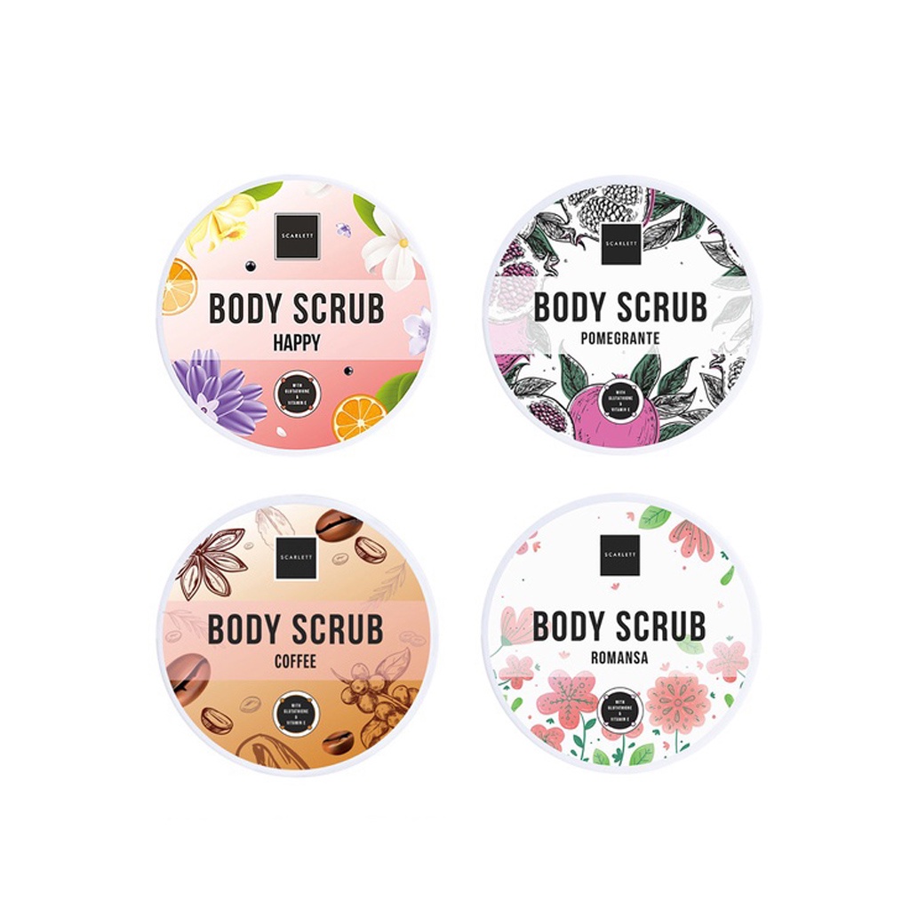 Scarlett Body Scrub - Lulur Pemutih Badan