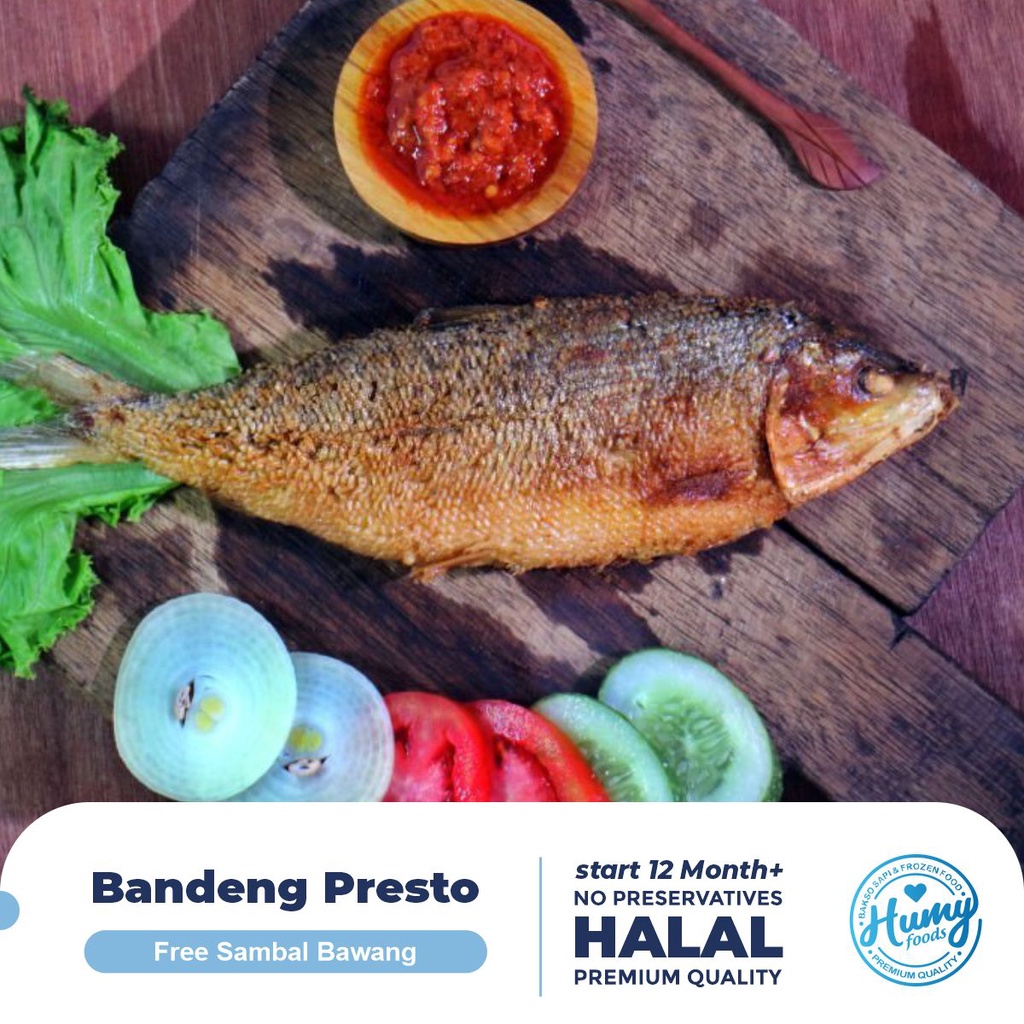 BANDENG PRESTO FREE SAMBAL BAWANG Homemade no MSG Pengawet