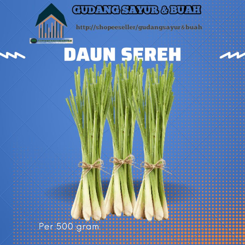 

Daun Serai / Sereh 500 Gram