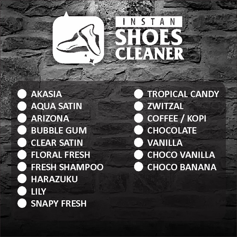 Pembersih Cuci Sepatu Pemutih Instan Cleaner Tanpa Bilas Aroma Wangi Kemasan 60ml Spray