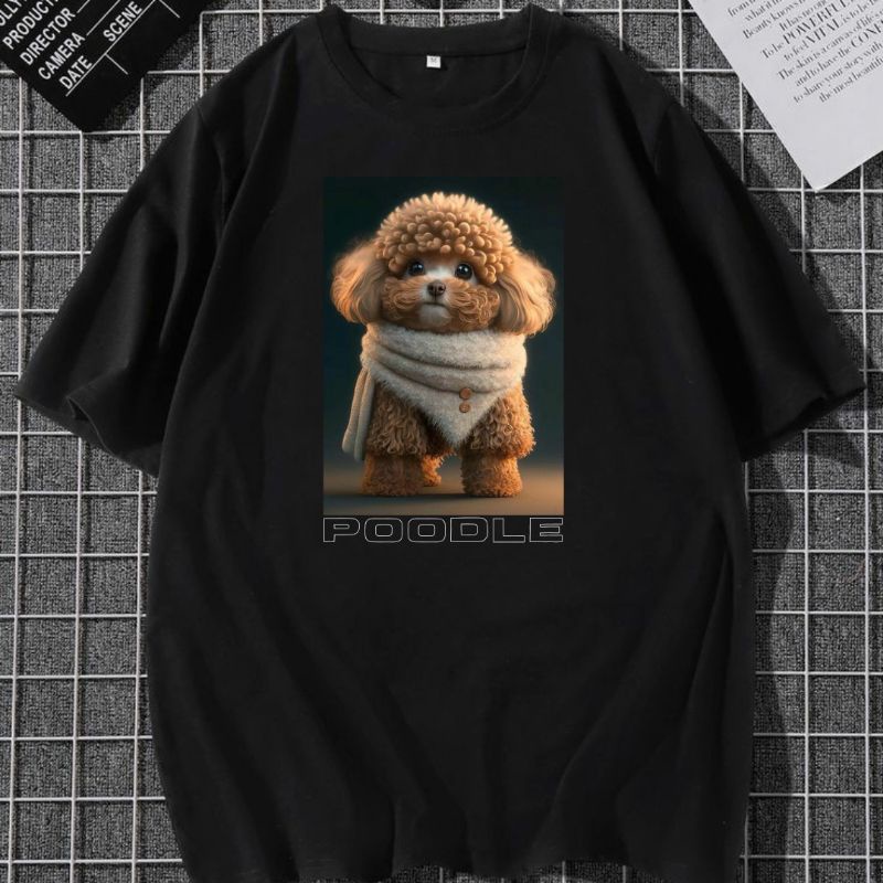 KAOS TSHIRT POODLE PREMIUM QUALITY