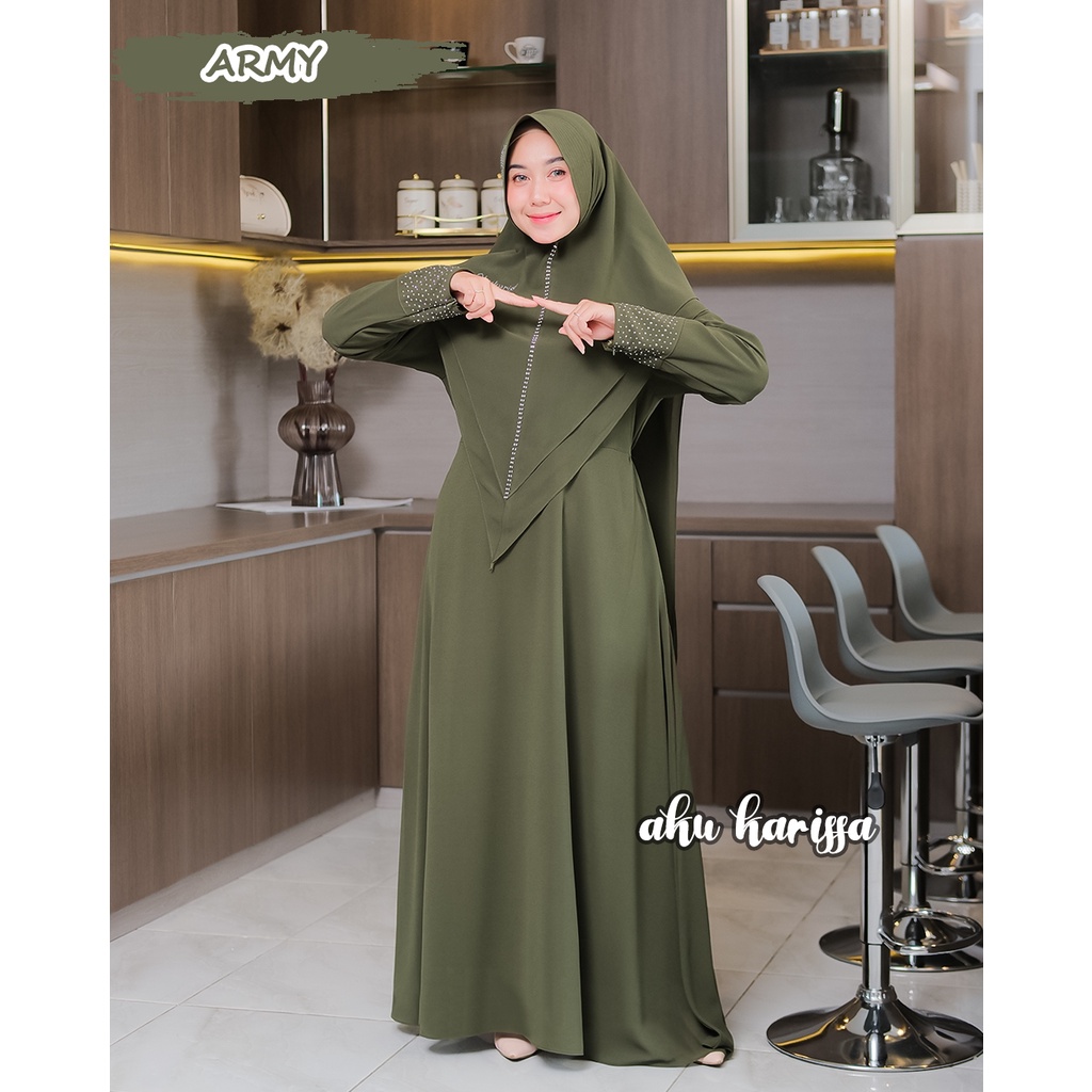 Gamis Terbaru Aku Karissa Radiyah Set Syari