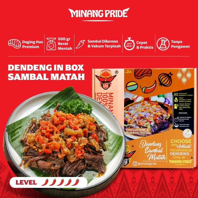 

Minang Pride Dendeng In Box Sambal Matah 500gr TERLARIS